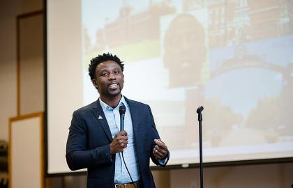 Stan Andrisse presents at AU's Correctional Education and Reentry Summit