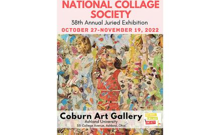 poster of National Collage Society exhibit
