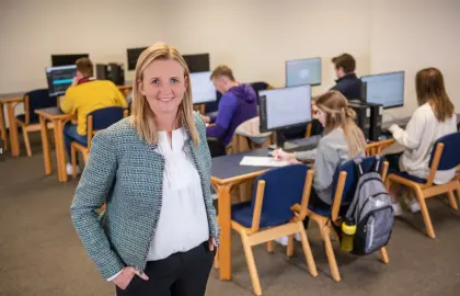 Kristy Tipton is in charge of the new testing center at Ashland University