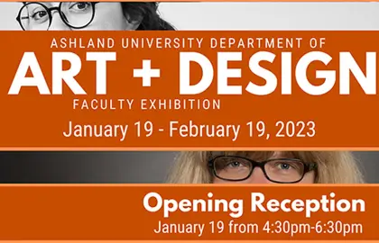 promo for faculty art exhibit