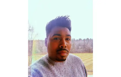 head shot of Saeed Jones