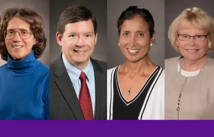 head shots of Deborah Fleming, Raymond Jacobs, Khushwant Pittenger and Debra Westerfelt