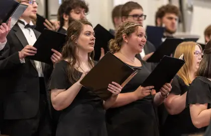 photo of a few choir members from April 2023