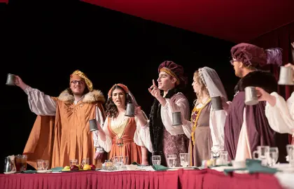 photo of singers from 2022 Madrigal Feaste