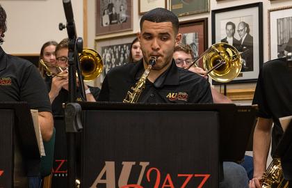 performer from 2022 AUJO "Jazz at the Nest" concert