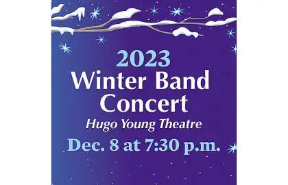 graphic of winter band concert