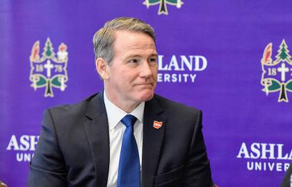 Ohio Lt. Governor Jon Husted at AU roundtable 