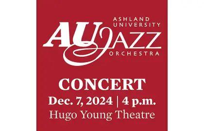 graphic promoting AUJO seasonal concert
