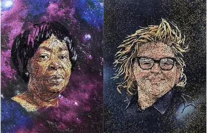 "Death by Gun" art exhibition promo