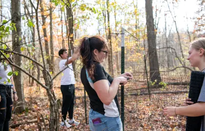 Stephanie Pflaum, Connin Som, Assistant Professor Cindy Perkovich, Laney Frary Ph.D.