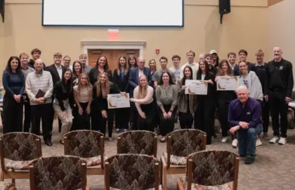2025 Ashland University ideaLabs judges and contestants