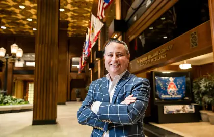 Todd Rea '14 MBA at Sherwin-Williams headquarters