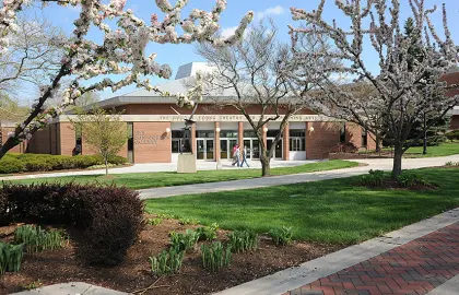exterior shot of College of Arts & Sciences