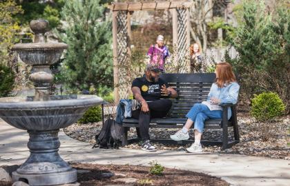 Seminary prayer garden