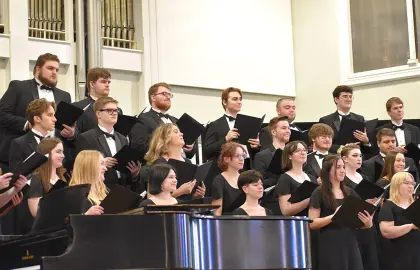 File photo from 2024 choral concert