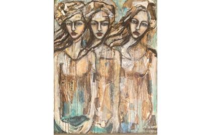 artwork at 2025 alumni exhibition