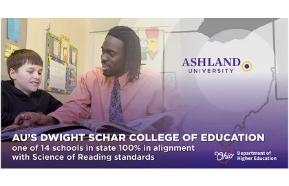 graphic promoting AU's 100% Science of Reading audit