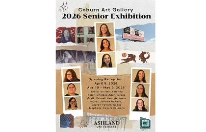 graphic promoting 2026 Senior Art and Design Exhibition