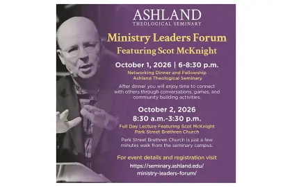 graphic promoting Ministry Leaders Forum event