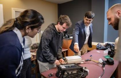 Student in 5G Wireless Training class