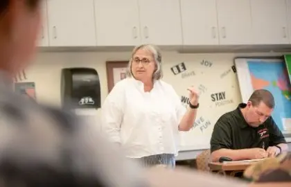 Dr. Amy Klinger teaching