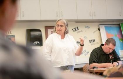 Dr. Amy Klinger teaching