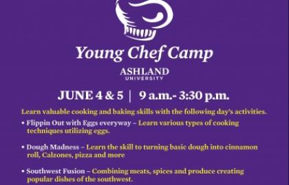 Young Chef Camp flyer
