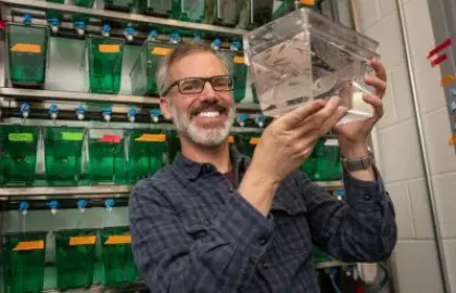 Posner studies zebrafish