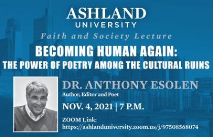 Dr. Anthony Esolen speaks at Faith and Society Lecture