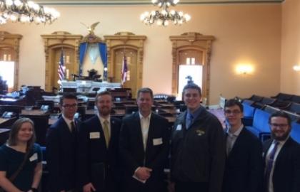 AU Student Senate members visit Ohio Statehouse