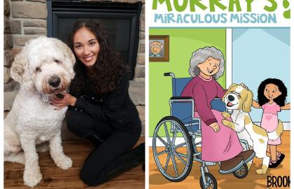 Brooke Young publishes children's book about therapy dog