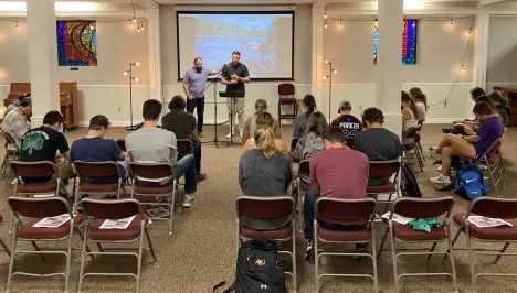 Newman Catholic Ministry students