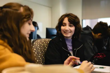 Students in class
