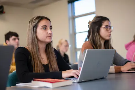 students in class