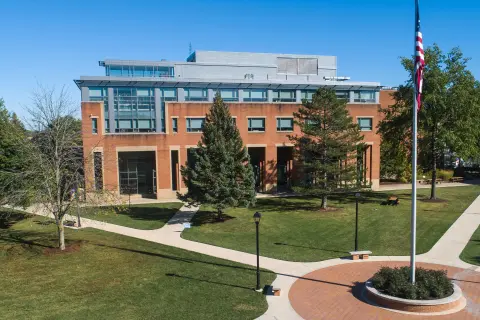 Kettering Science Center aerial shot