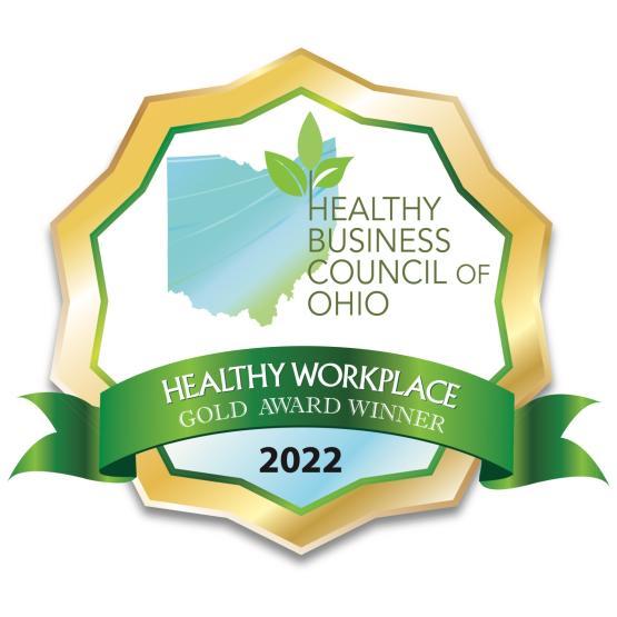 Healthy Business Council of Ohio 2022 Gold Award Winner
