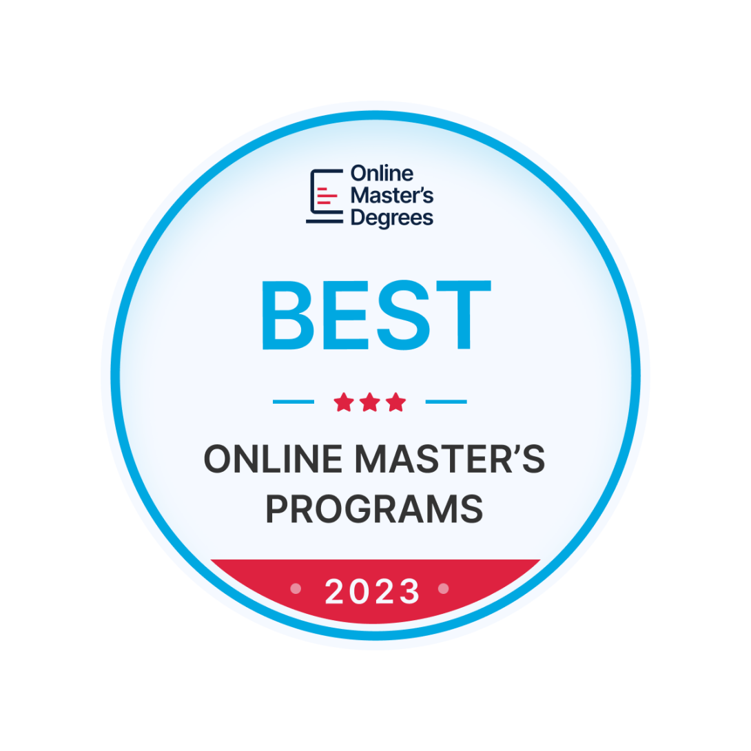 Online Master's Degrees badge