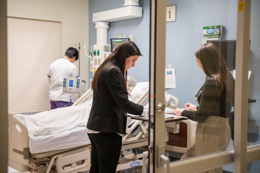 Physician Assistant Students in clinical 