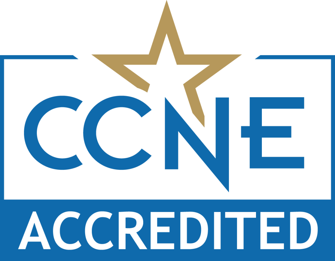 CCNE Accreditation seal