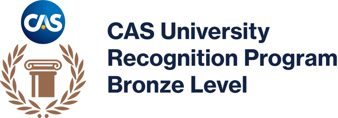 CAS University Recognition Bronze Logo