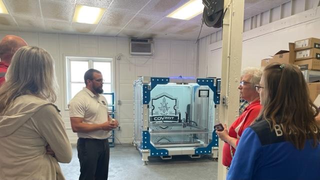 Educators learning about manufacturing at a bootcamp
