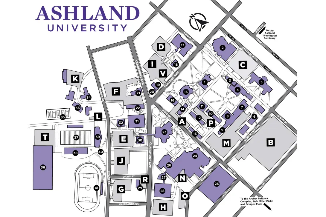 AU Campus Map