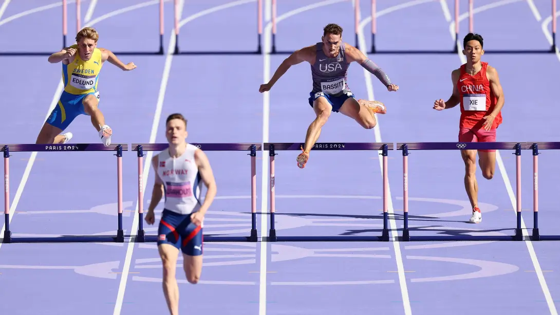 Trevor Bassitt competing at Olympics (photo credit GettyImages)
