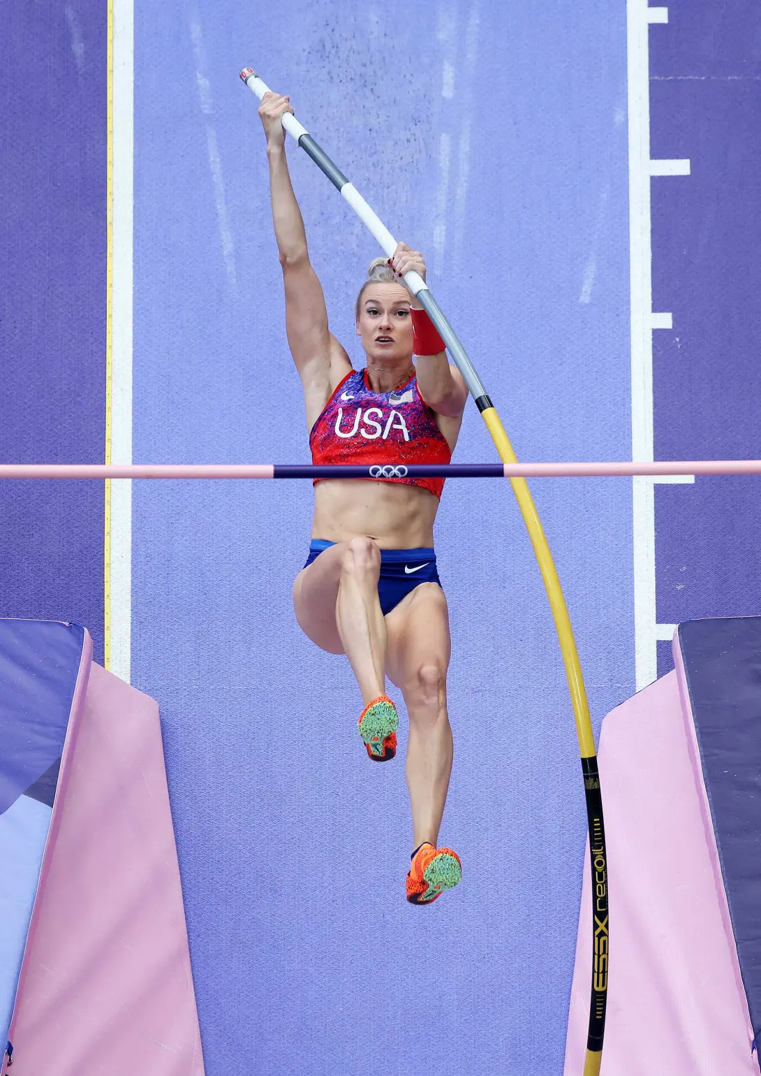 Katie Moon competing at olympics (photo credit GettyImages)