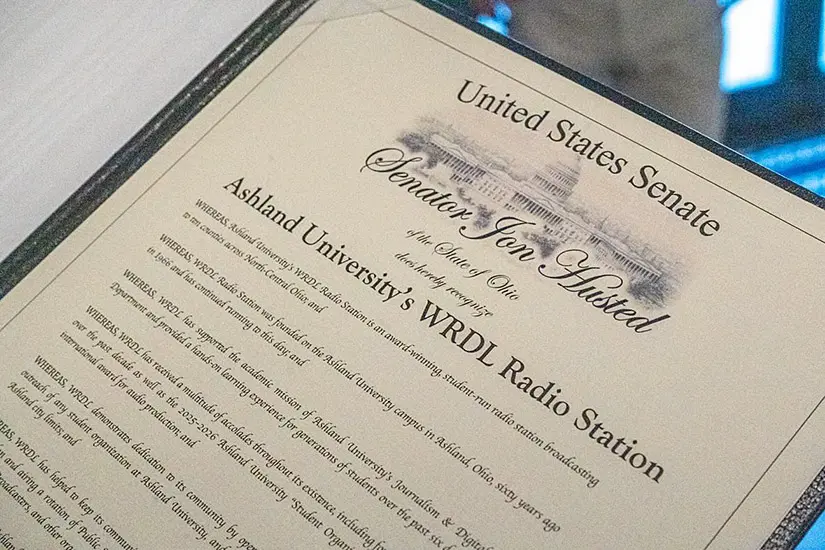 official commendation of WRDL's 60 years